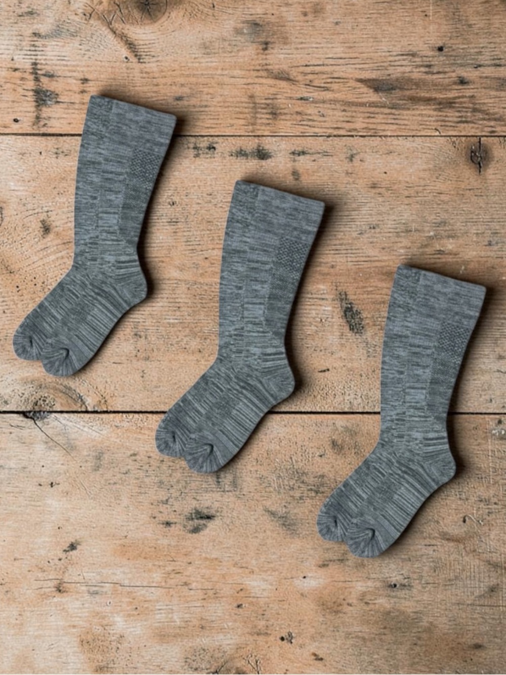 🌻NEW NWOT Tommie Cooper 3-pack Heathered Gray Compression Socks